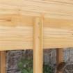 ORTO RIALZATO CON 2 FORI DI DRENAGGIO E SACCA IN TESSUTO NON TESSUTO IN LEGNO DI ABETE 115X55X80 CM