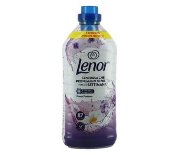 LENOR AMMORBIDENTE LENZUOLA CHE PROFUMANO DI PULITO FINO A 1 SETTIMANA FRAGRANZA FRESCA FIORITURA 87 LAVAGGI 1,827 L OKX