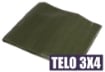 MAURY'S TELONE 3X4MT PER COPERTURA IN POLIETILENE LEGGERO OCCHIELLATO ANTISTRAPPO VERDE
