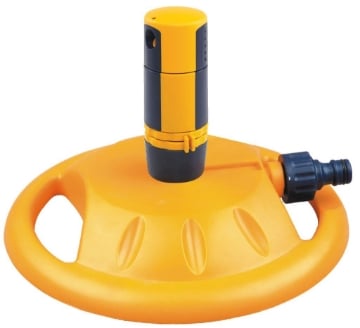 IRIS TURBO SPRINKLER IRRIGATORE ROTANTE 360° A SETTORE REGOLABILE CON BASE OKX
