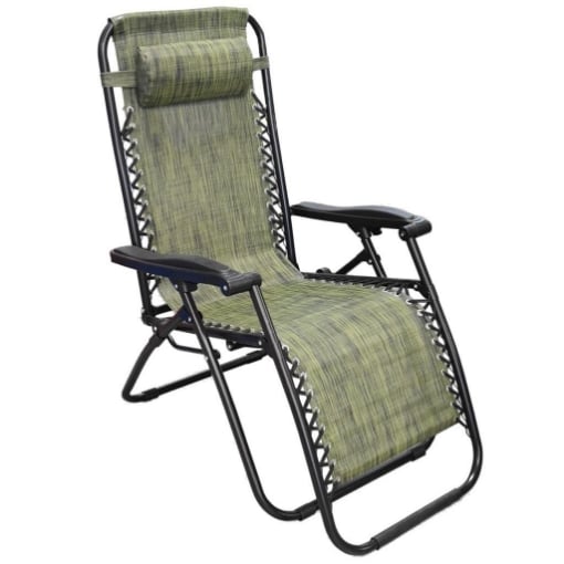 MA MAISON SDRAIO GRAVITÀ ZERO COLORE VERDE 65X95X112 CM PORTATA MASSIMA 120 KG RECLINABILE E RICHIUDIBILE 