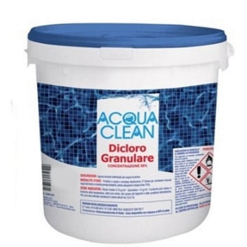ACQUA CLEAN DICLORO GRANULARE IN FORMATO DA 25 KG