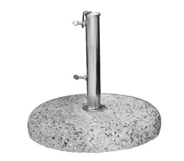 BASE IN CEMENTO GHIAIA PER OMBRELLONI Ø 55 - 35 KG