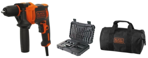 BLACK + DECKER TRAPANO AVVITATORE A PERCUSSIONE 710 W