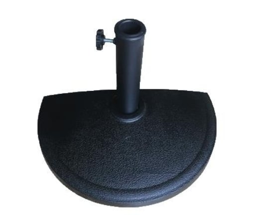 BASE PER OMBRELLONE DA MURO MEZZA LUNA