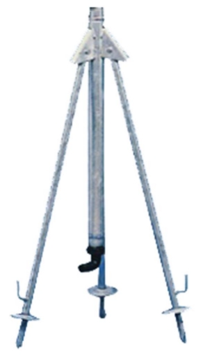 COLONNA TREPPIEDE PER IRRIGATORI IRRIGATORE GIGANTE ATTACCO 1" 1/4