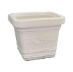 OK PRESTIGE VASO QUADRATO IN RESINA 40 X 34 CM BIANCO