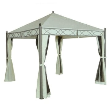 TELO DI RICAMBIO PER GAZEBO SANTO DOMINGO 3 X 3 MT IN COLORE BEIGE