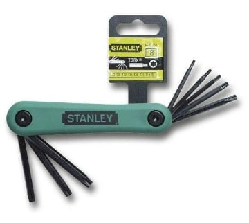 STANLEY SET 8 CHIAVI MASCHIO ESAGONALE