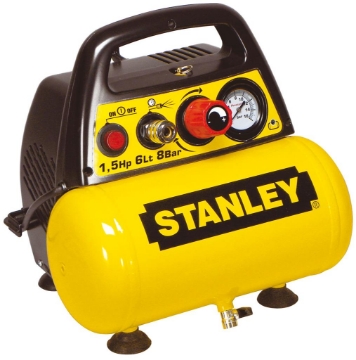 STANLEY 6 LT COMPRESSORE ARIA PORTATILE COASSIALE 1,5HP MAX 8BAR