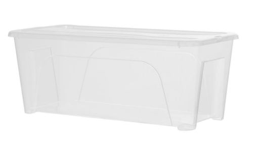 BOX TRASPARENTE MULTIUSO CON COPERCHIO CAPACITÀ 5 LT DIMENSIONI 30X20X13 CM