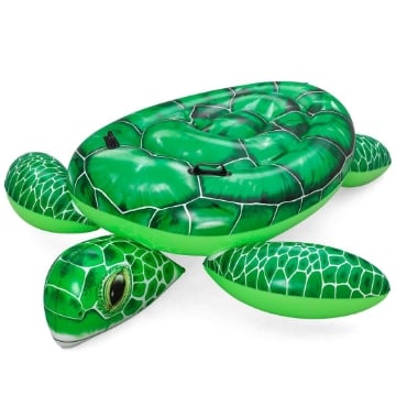 BESTWAY CAVALCABILE GONFIABILE TARTARUGA 153 X 140 X 38 CM