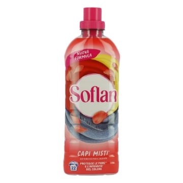 SOFLAN DETERSIVO PER IL BUCATO CAPI MISTI PROTEGGE LE FIBRE E L'INTENSITA DEL COLORE 22 LAVAGGI 900 ML OKX