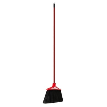 SCOPA STELLA CON MANICO E FORO PER GANCIO IN COLORE ROSSO 118 CM OKX 