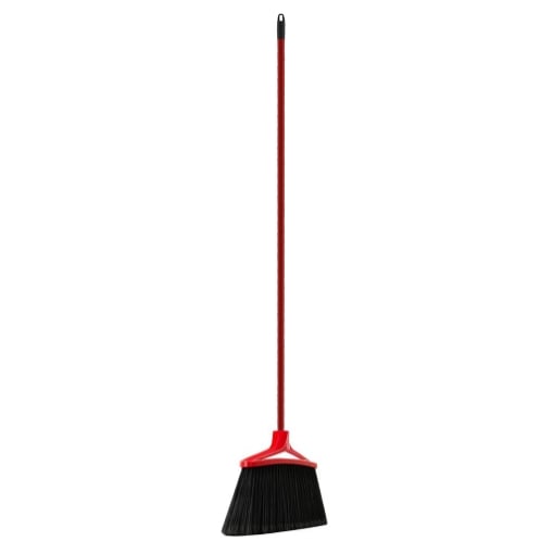 SCOPA STELLA CON MANICO E FORO PER GANCIO IN COLORE ROSSO 118 CM OKX 