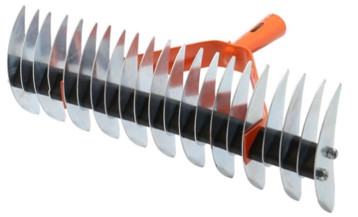 BRIXO RASTRELLO AERATORE DOPPI 11/21 DENTI IN ACCIAIO ZINCATO 49 CM OKX