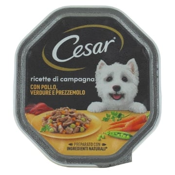 CESAR RICETTA DI CAMPAGNA VASCHETTA POLLO E VERDURINE 150 GR