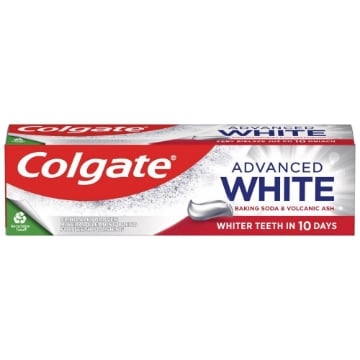 COLGATE DENTIFRICIO ADVANCE WHITE CON BICARBONATO DI SODIO E CENERE VULCANICA 75 ML OKX