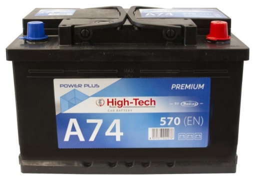 HIGH-TECH BATTERIA PER AUTO 74AH AEN 360 USATO COME NUOVO 