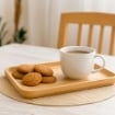 SET 2 TAZZE BIANCHE IN CERAMICA 450 ML PER COLAZIONE CON MANICO PER CASA E HOTEL PER CAPPUCCINO, CAFFE', GELATO E FRUTTA