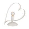 TRENDY LUME DESIGN MODERNO IN METALLO COLORE BIANCO E14 1 LUCE 46 WATT 14X14X35 CM