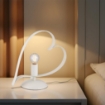 TRENDY LUME DESIGN MODERNO IN METALLO COLORE BIANCO E14 1 LUCE 46 WATT 14X14X35 CM