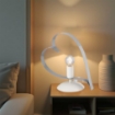 TRENDY LUME DESIGN MODERNO IN METALLO COLORE GRIGIO E14 1 LUCE 46 WATT 14X14X35 CM