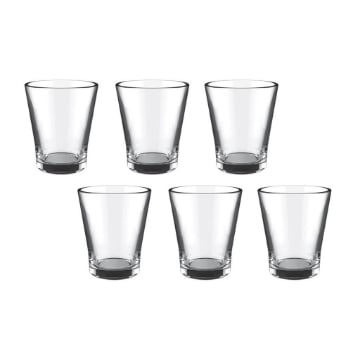 MA MAISON SET 6 TAZZINE DA CAFFÈ 100 ML TRASPARENTI E MODERNE OKX