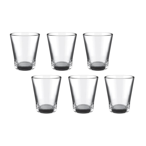MA MAISON SET 6 TAZZINE DA CAFFÈ 100 ML TRASPARENTI E MODERNE OKX