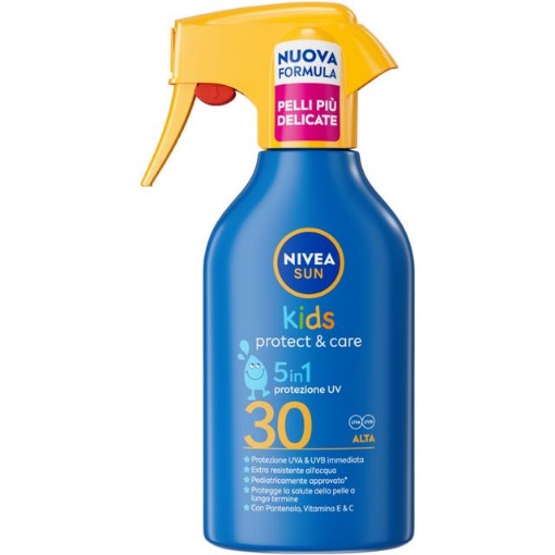 NIVEA SUN PROTEZIONE SOLARE PER BAMBINI 5IN1 PROTEZIONE UV PER PELLI PIÙ DELICATE SPF 30 ALTA 270 ML OKX