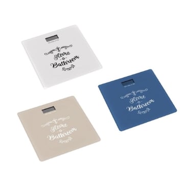 BILANCIA PESAPERSONE CON SCRITTE IN COLORAZIONI ASSORTITA MAX 150 KG OKX