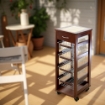 CARRELLO PORTAFRUTTA VESUVIO SALVASPAZIO 1 CASSETTO NOCE 83 X 29 X 36 CM