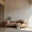 SUSY LAMPADARIO IN METALLO DESIGN MODERNO COLORE MARRONE E ORO E27 1 LUCE 57 WATT 40X40X60 CM