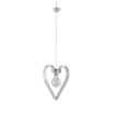 TRENDY LAMPADARIO DESIGN MODERNO IN METALLO COLORE GRIGIO E27 3 LUCI 57 WATT 30X50X90 CM
