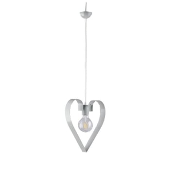 TRENDY LAMPADARIO DESIGN MODERNO IN METALLO COLORE GRIGIO E27 3 LUCI 57 WATT 30X50X90 CM