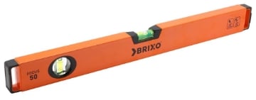 BRIXO LIVELLA IN ALLUMINIO ESTREMITÀ IN GOMMA ANTIURTO 60 CM OKX