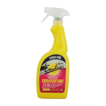 EMULSIO RAVVIVA SGRASSATORE UNIVERSALE ZERO SPORCO OSTINATO GRASSO BRUCIATO ULTRA BRILLANTE FORMATO XXL 750 ML OKX