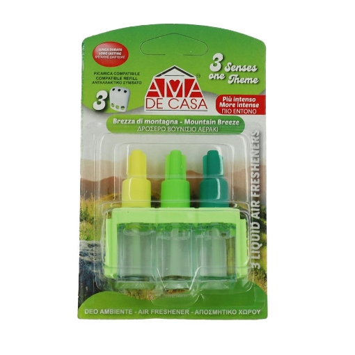 PROFUMO AMBIENTE FRAGRANZA BREZZA DI MONTAGNA RICARICA COMPATIBILE 3 PZ 20 ML OKX