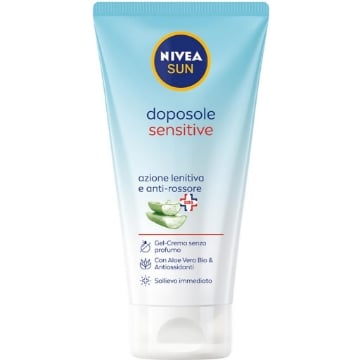 NIVEA SUN DOPOSOLE INTENSIVO AZIONE LENITIVA E ANTI-ROSSORE CON ALOE VERA BIO E ANTIOSSIDANTI 175 ML OKX