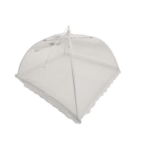 MA MAISON COPRIVIVANDE A RETE STILE SHABBY 36X36X23H CM COLORE BIANCO LEGGERO E FUNZIONALE