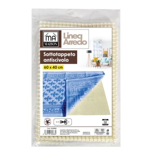 MA MAISON SOTTOTAPPETO ANTISCIVOLO 60X40 CM COMODO PRATICO E VERSATILE 