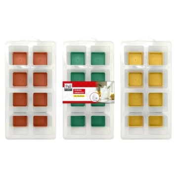 MA MAISON FORMA GHIACCIO SIERRA 8 CUBETTI PER IL FREEZER IN COLORI ASSORTITI 