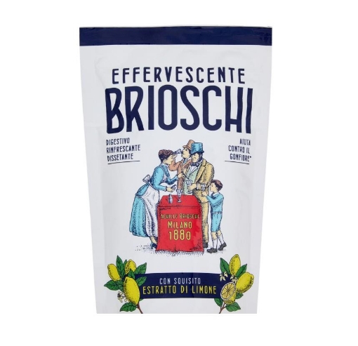 BRIOSCHI EFFERVESCENTE DIGESTIVO RINFRESCANTE DISSETANTE AIUTA CONTRO IL GONFIORE GUSTO LIMONE 100 G