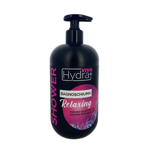 HYDRA VIVA BAGNOSCHIUMA RELAXING 750 ML ESTRATTO BIOLOGICO DI LAVANDA E FIORDALISO CON DOSATORE 