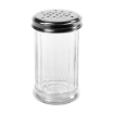 SPARGITORE IN VETRO TRASPARENTE DOSATORE IN ACCIAIO MULTIUSO DA CUCINA 8X14H CM 