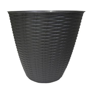 BAMA PORTAVASO PAGLIA 14CM ANTRACITE