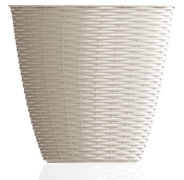 PORTAVASO PAGLIA D14XH13 CM IN COLORAZIONE PANNA 1,2 LT OKX