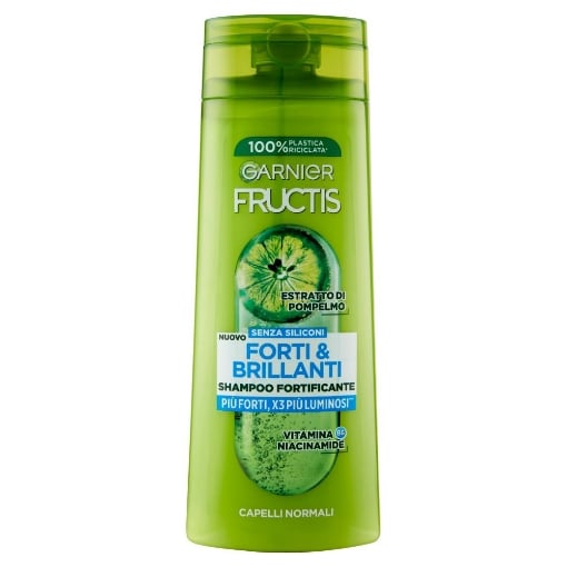 GARNIER FRUCTIS SHAMPOO PIU FORTI X3 PIU LUMINOSI 250 ML  PER CAPELLI NORMALI ESTRATTO DI POMPELMO 