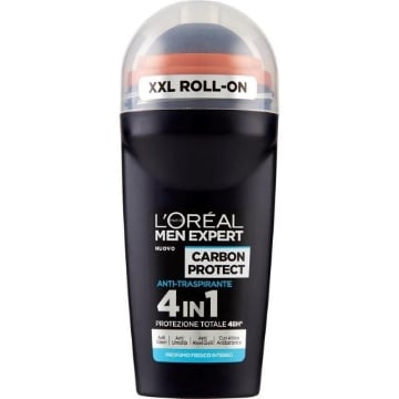 L'OREAL MEN EXPERT DEODORANTE ROLL-ON CARBON PROTECT 50 ML