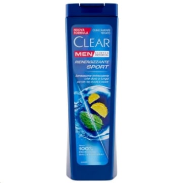 CLEAR SHAMPO ANTIFORFORA SENSAZIONE RINFRESCANTE DURATURA 225 ML SPORT REINERGIZZANTE OKY